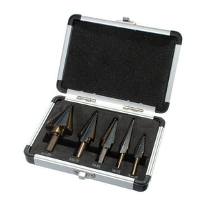 Pagoda Drill Bit High Speed Steel Opener Triangle Handle Stairs Drill Bit, 5 In 1 / Set Stairs Drill Bit - laboratorydeal