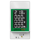 Peacefair PZEM-008 4 In 1 Multifunctional AC Digital Display Rail Monitor