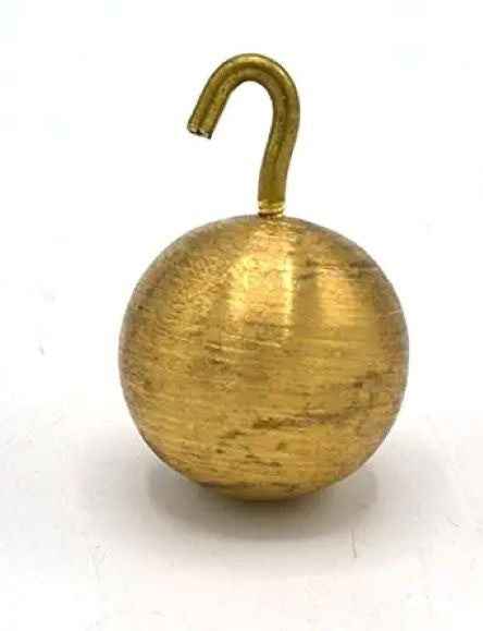 Pendulum Bob with Hook DIa 18mm Brass laboratory deal