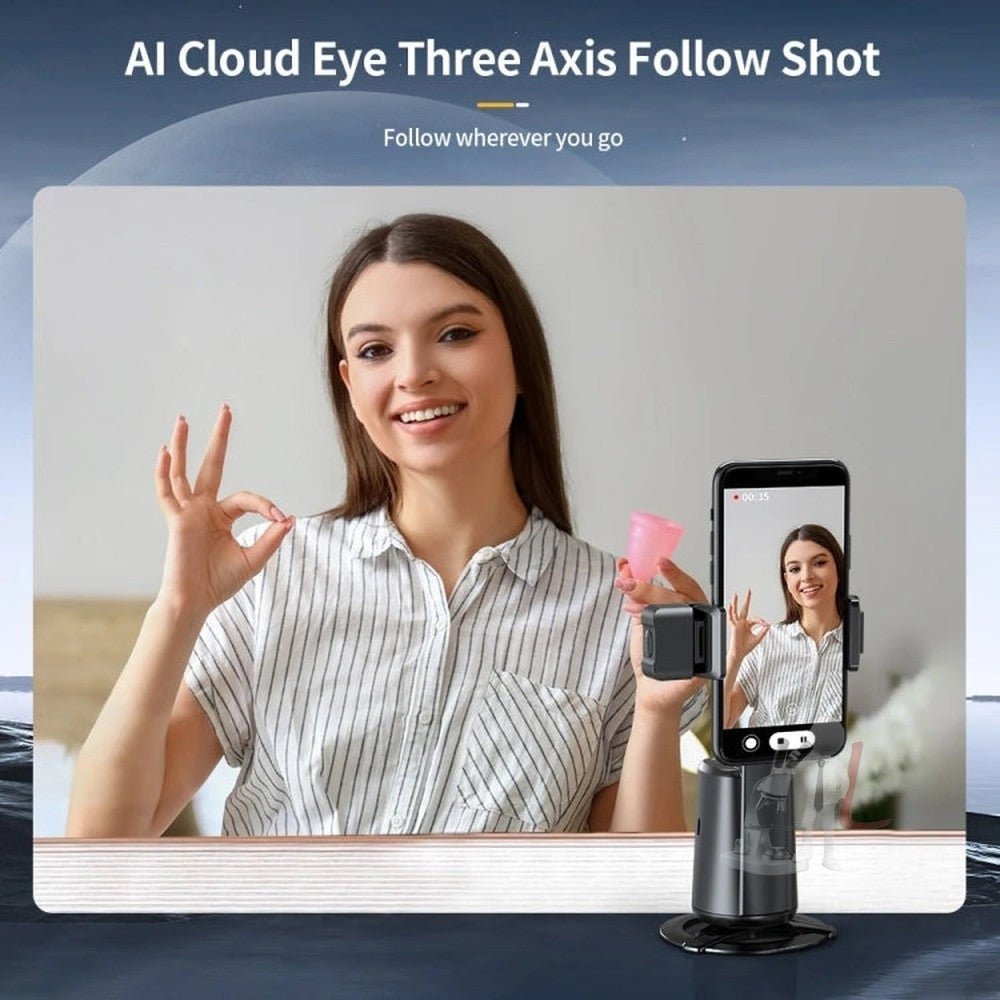 Pixel A200 Auto Tracking Gimbal Stabilizer 360 Degree Rotation Selfie Stick With Fill Light, A200 Set 1, A200 Set 2, A200 Set 3 - laboratorydeal