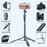 Pixel ST2 1.6m Anti Shake Selfie Stick Head Tripod Handheld Portable Folding Remote Control Outdoor Photo Stands, ST2