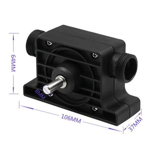 Portable Mini Water Pump Electric Drill Driven High Flow Oil Pump, Standard With Two Connectors, High Flow Oil Pump - laboratorydeal