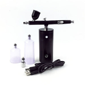 Portable Rechargeable Mini Electric Small Airbrush Air Pump Set Color Painting Tool For Painting, Airbrush Air Pump - laboratorydeal
