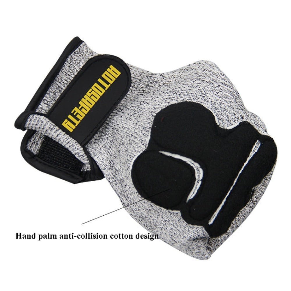 ROTOSAFETY RZT - HFZ20 Shock - Proof Anti - Smashing Anti - Cutting Anti - Collision Gloves TPR Mechanical Maintenance Fire Rescue Miners Mining Anti - Stab Gloves, M, L, XL - laboratorydeal