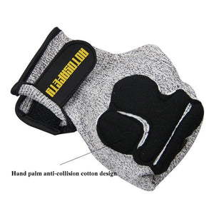 ROTOSAFETY RZT - HFZ20 Shock - Proof Anti - Smashing Anti - Cutting Anti - Collision Gloves TPR Mechanical Maintenance Fire Rescue Miners Mining Anti - Stab Gloves, M, L, XL - laboratorydeal