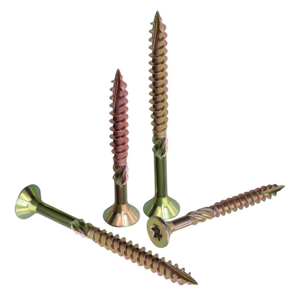 RUITOOL T25 100pcs Woodworking Screws Torx Self Tapping Screws, 5 x 80mm, 4.5 x 60mm, 4.5 x 45mm, 4.5 x 35mm - laboratorydeal