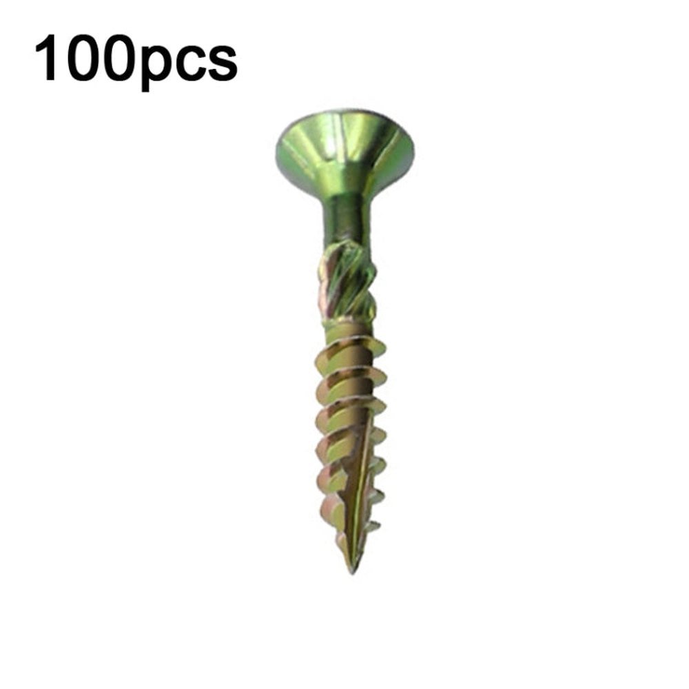 RUITOOL T25 100pcs Woodworking Screws Torx Self Tapping Screws, 5 x 80mm, 4.5 x 60mm, 4.5 x 45mm, 4.5 x 35mm - laboratorydeal