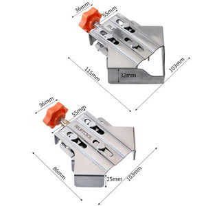 RUITOOL Woodworking Quick Splicing Positioner Stainless Steel Right Angle Fixing Clip, Opening Type, Closed Type - laboratorydeal
