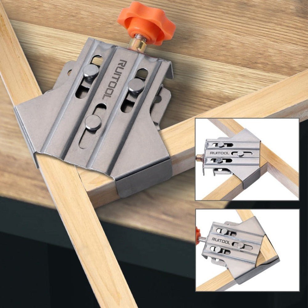 RUITOOL Woodworking Quick Splicing Positioner Stainless Steel Right Angle Fixing Clip, Opening Type, Closed Type - laboratorydeal