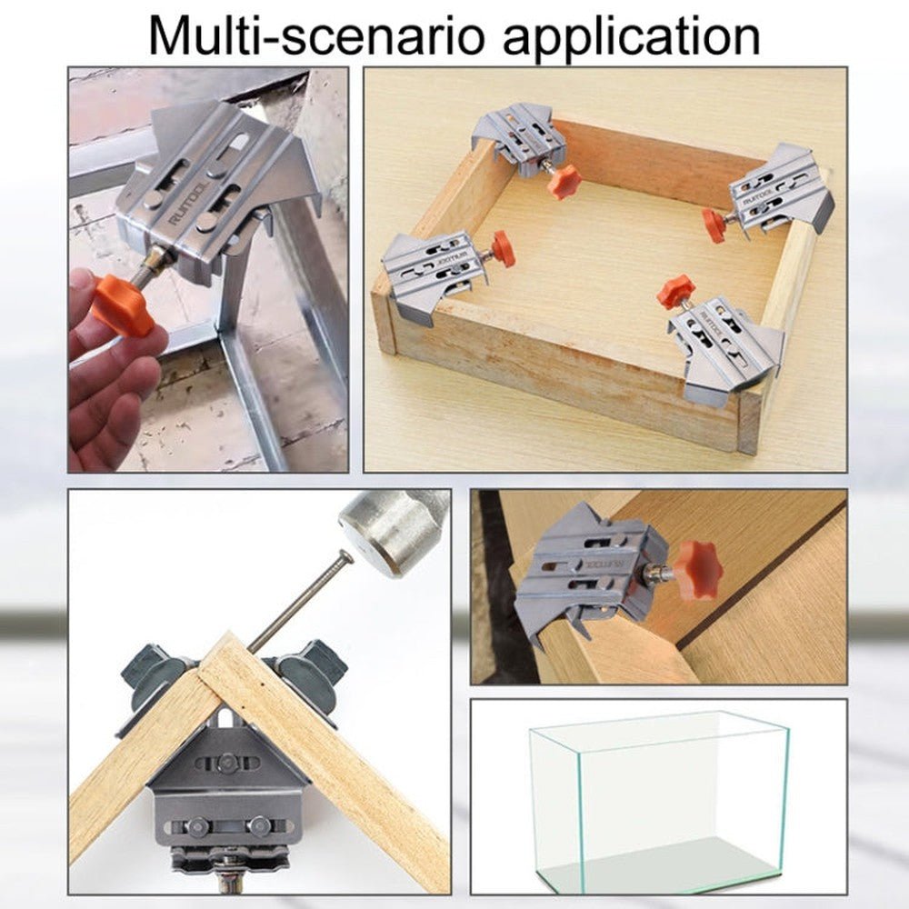 RUITOOL Woodworking Quick Splicing Positioner Stainless Steel Right Angle Fixing Clip, Opening Type, Closed Type - laboratorydeal