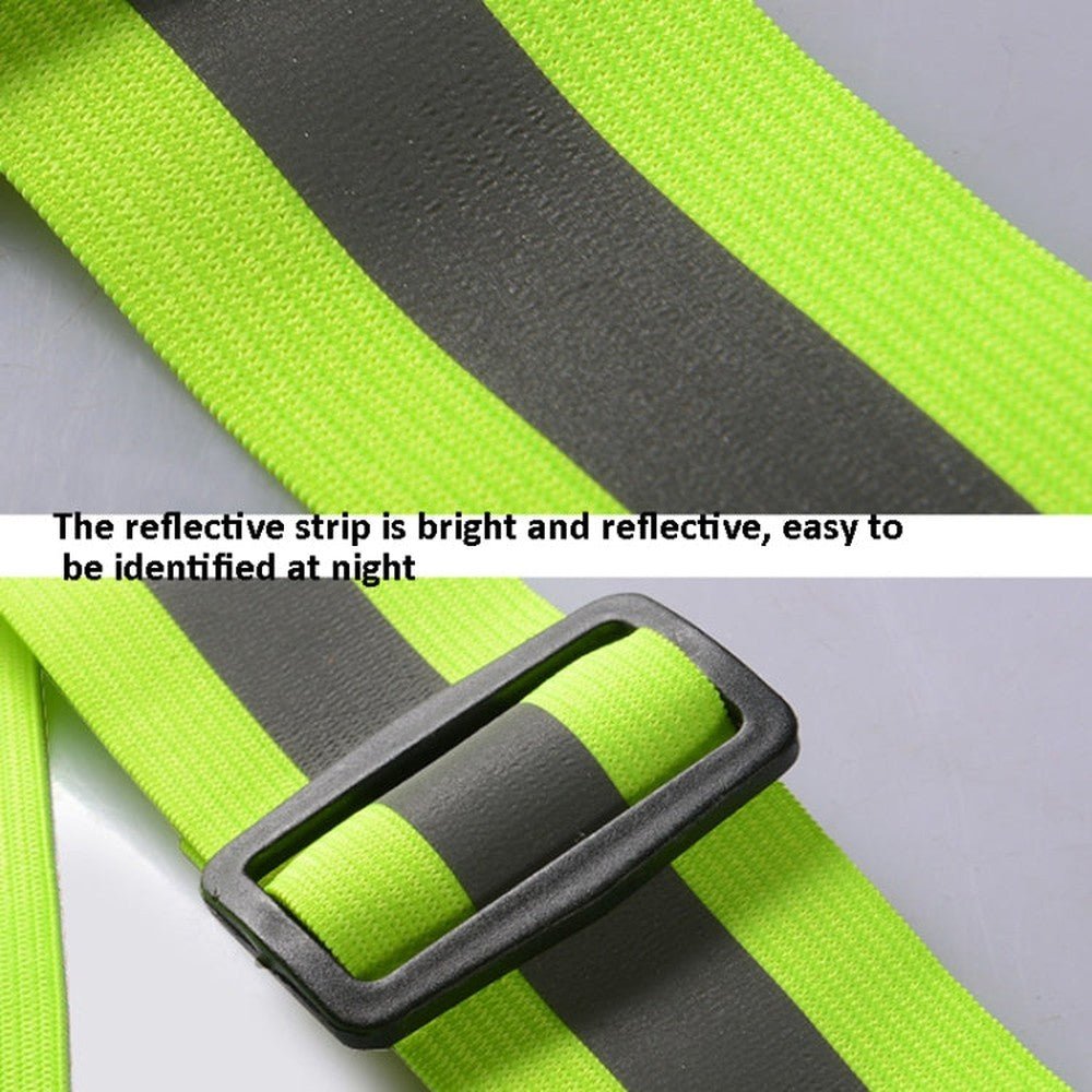 Reflective Elastic Band Suit Night Running Construction Site Traffic Safety Reflective Equipment,Style:, 1 Strap+2 Arm Strap+Storage Bag, 1 Strap+4 Arm Strap+Storage Bag, 1 Belt+4 Arm Strap+2 Snap Circle+ Storage Bag, 1 Belt+4 Arm Strap����������������... - laboratorydeal