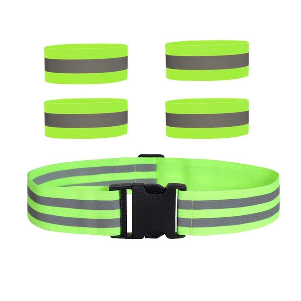 Reflective Elastic Band Suit Night Running Construction Site Traffic Safety Reflective Equipment,Style:, 1 Strap+2 Arm Strap+Storage Bag, 1 Strap+4 Arm Strap+Storage Bag, 1 Belt+4 Arm Strap+2 Snap Circle+ Storage Bag, 1 Belt+4 Arm Strap����������������... - laboratorydeal