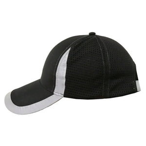 Reflective Safety Baseball Cap Breathable Construction Site Outdoor Construction Mesh Cap, Black, Fluorescent Yellow, Fluorescent Orange - laboratorydeal