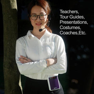 Rolton K300 Portable Voice Amplifier Supports FM Radio/MP3, Purple, Green, Black, Orange - laboratorydeal