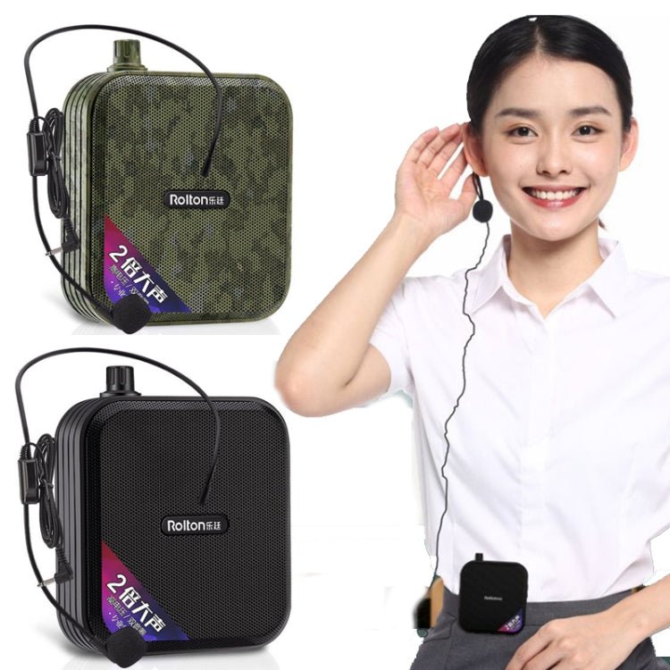 Rolton K600 7.4V Bluetooth Audio Speaker Megaphone Voice Amplifier Without Transmitter, Without Transmitter - laboratorydeal