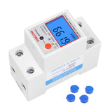 SINOTIMER DDS6619-012 Backlight Display Household Single-phase Rail Energy Meter 5-80A, DDS6619-012