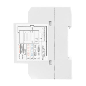 SINOTIMER SDM007 Din Rail AC Voltage Current Totalized Time Frequency Digital Display Meter, SDM007