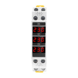 SINOTIMER SDM010 Modular Rail Type AC Three-Phase Digital Voltmeter Electronic Instrumentation, SDM010