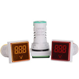 SINOTIMER ST17V AC Voltage Signal Indicator 22mm Square LED Digital Display Voltage Head AC 60-500V, ST17V