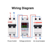 SINOTIMER SVP-916 Adjustable Self-resetting Over-voltage Under-voltage Protector, Current:, 40A, 63A, 80A