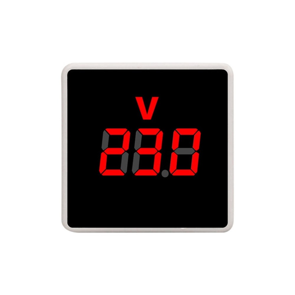 SINOTIMER V-PL Square Insert Type Household Digital AC Voltmeter EU Plug, V-PL EU Plug