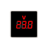 SINOTIMER V-PL Square Insert Type Household Digital AC Voltmeter EU Plug, V-PL EU Plug