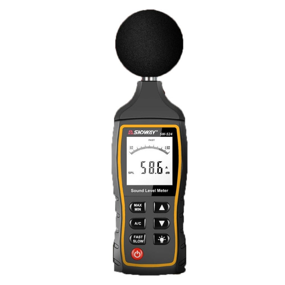 SNDWAY Handheld High Precision Noise Decibel Meter, SW523, SW524(Storage+USB Communication)