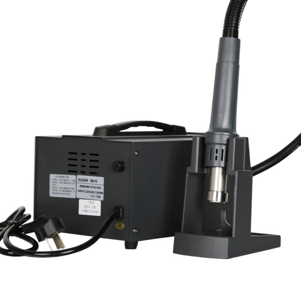 SUGON 8610 110V 1000W Accurate Temperature Regulation Hot Air Gun, US Plug, 8610, US Plug - laboratorydeal