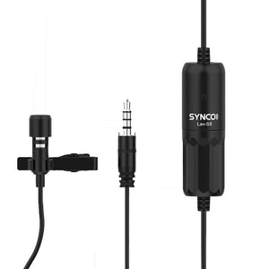 SYNCO S8 Lavalier Live Wired Microphone, Spec:, Black, Black + Type - C, Black + 8 Pin, Black + Type - C + 8 Pin - laboratorydeal