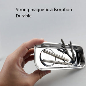 Square Magnetic Suction Cup Parts Box Magnetic Tool Disk, Magnetic Suction Cup Parts Box - laboratorydeal