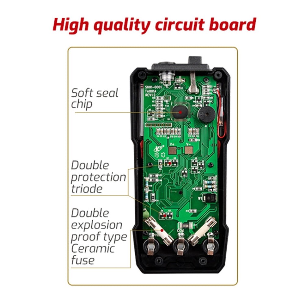 TASI TA801A Digital Multimeter Fully Automatic Multifunctional Digital Current Meter, TA801A