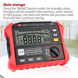 TASI TA862A Ground Resistor Tester Grounding Voltage Measurement High Precision Digital Resistance Meter, TA862A