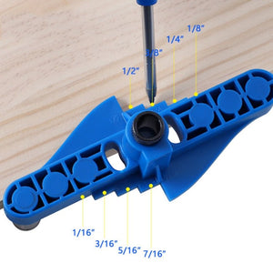 DIY Woodworking Hole Locator Self - Centering Marker, Blue Drill Bit, Orange, Orange Drill Bit - laboratorydeal