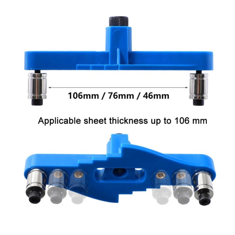 DIY Woodworking Hole Locator Self - Centering Marker, Blue Drill Bit, Orange, Orange Drill Bit - laboratorydeal