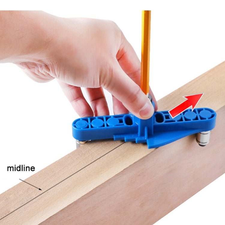 DIY Woodworking Hole Locator Self - Centering Marker, Blue Drill Bit, Orange, Orange Drill Bit - laboratorydeal