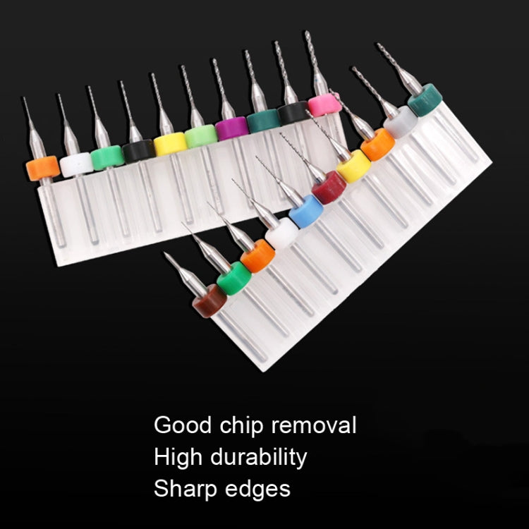 10 In 1 PCB Tungsten Steel Drill Bits Carving Miniature Drill Bits, Size:, 1.1-2mm, 1.5-2.4mm, 2.1-3.0mm, 0.1-1mm, 0.6-1.5mm laboratorydeal