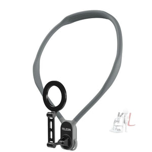 TELESIN MNM - 002 Magsafe Magnetic Suction Mobile Phone Hanging Neck POV Viewing Angle Lazy Stand - laboratorydeal