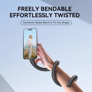 TELESIN P3 - FM - 01 Flexible Magnetic Fast Disassembly Magsafe Mobile Phone Bracket Sports Camera Entangled Fixed Holder - laboratorydeal