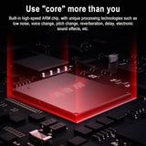 TEYUN NA8 8-channel Small Mixing Console Mobile Phone Sound Card Live Broadcast Computer Recording Console Processor, EU Plug, NA8 EU Plug