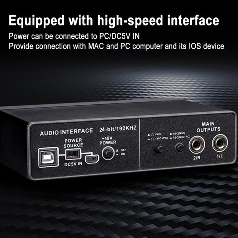 TEYUN Q - 22 USB Computer Free Srive Microphone External Sound Card - laboratorydeal