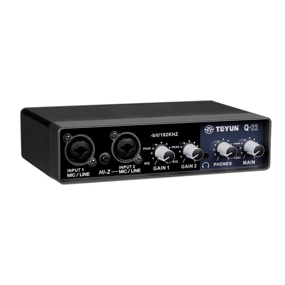 TEYUN Q - 22 USB Computer Free Srive Microphone External Sound Card - laboratorydeal