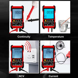 TOOLTOP 600m/1968ft Network Cable Length 2 in 1 Network Cable Finder Multimeter, ET618PRO
