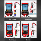 TOOLTOP 600m/1968ft Network Cable Length 2 in 1 Network Cable Finder Multimeter, ET618PRO
