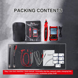 TOOLTOP 600m/1968ft Network Cable Length 2 in 1 Network Cable Finder Multimeter, ET618PRO