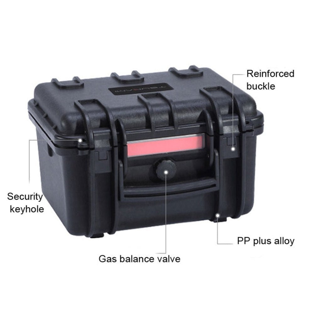 TSUNAMI Multifunctional Instrument Box Safety Protection Box Waterproof Plastic Hardware Tool Box, 19x12x8cm, 22x16x9cm, 27x20x12cm - laboratorydeal