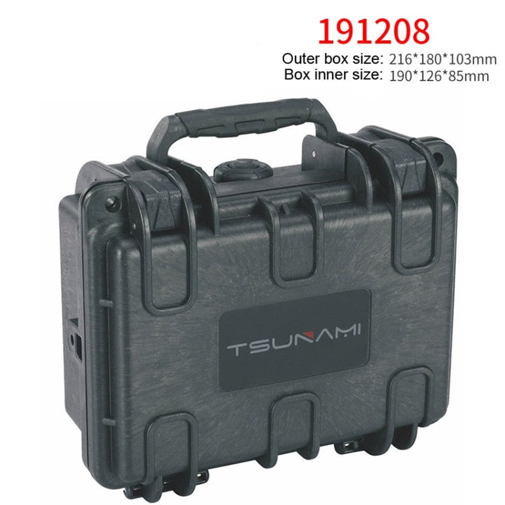 TSUNAMI Multifunctional Instrument Box Safety Protection Box Waterproof Plastic Hardware Tool Box, 19x12x8cm, 22x16x9cm, 27x20x12cm - laboratorydeal
