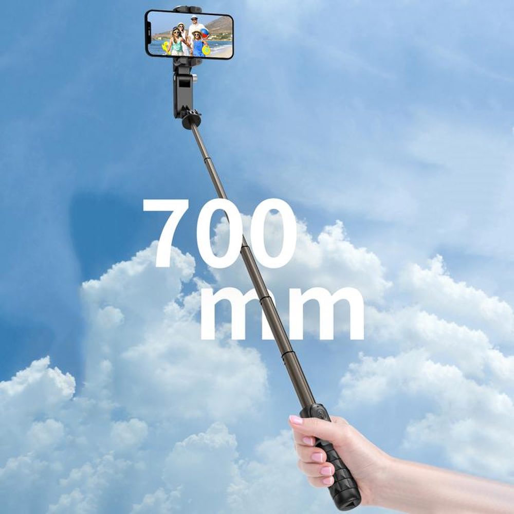 TokQi Q18 Desktop Wireless Remote Control Handheld Gimbal Stabilizer Fill Light Selfie Stick Tripod - laboratorydeal