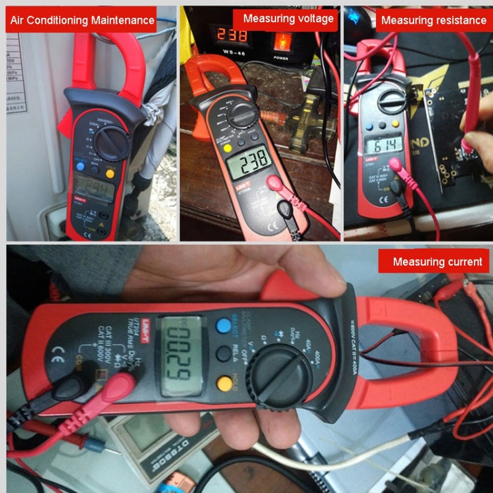 UNI-T UT201 400A Digital Clamp Multimeter AC/DC Voltage Detector, UT201 400A