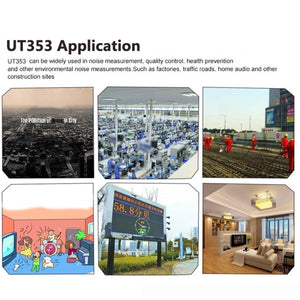 UNI-T UT353  30~130dB Noise Measuring Instrument Audio Sound Level Meter, UNI-T UT353