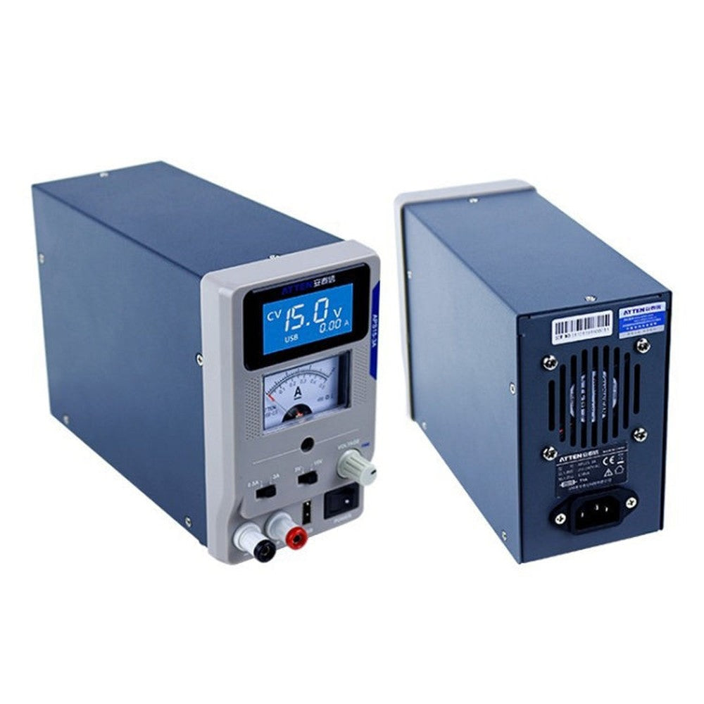 USB Digital Variable Adjustable Laboratory DC Power Supply For Mobile Repair, EU Plug, ATTEN APS22-5A 22V 5A